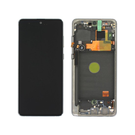 Touch+Display+Frame Samsung Galaxy Note 10 Lite/N770 Service Pack Silver Touch+Display+Frame Samsung Galaxy Note 10 Lite/N770 Service Pack Silver